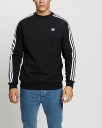 adidas Originals Cotton Itasca Crew Sweatshirt Ay7713 in Black for Men |  Lyst Australia