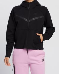 Nike Sportswear Tech Fleece Full-zip Long Sleeve in Pink | Lyst Australia