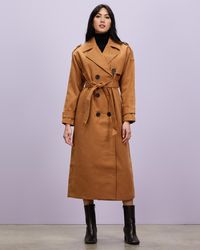 Missguided Formal Trench Coat - Brown