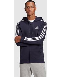 adidas d2m zip through hoody