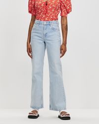 TOPSHOP Relaxed Flare Jeans - Blue