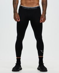 Nike Synthetic Pro 3/4 Basketball Tights in White for Men | Lyst Australia