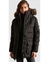 superdry duck down coat