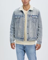 Sherpa Trucker Jacket for Men 