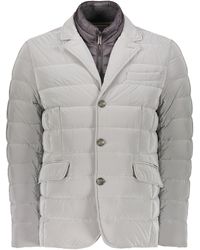 Moorer - Elegant Light Down Jacket With Classic Design - Lyst