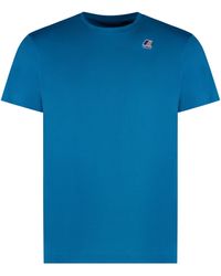 K-Way - Edouard Cotton Crew-Neck T-Shirt - Lyst