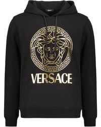 Versace - Cotton Hoodie - Lyst