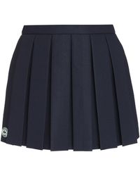 Sporty & Rich - Lacoste X - Pleated Mini Skirt - Lyst