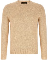 Zanone - Two-Tone Yarn Sweater - Lyst
