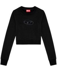 DIESEL - Logo Cotton Sweatshirt - Lyst