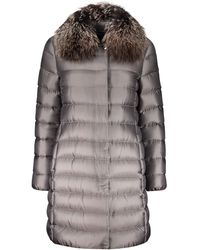 Moorer - Zip And Snap Button Fastening Down Jacket - Lyst