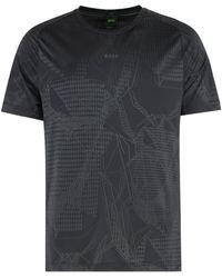 BOSS - Techno Fabric T-Shirt - Lyst