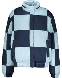 KENZO - Zip And Snap Button Fastening Down Jacket - Lyst