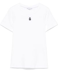 McQueen - T-Shirt With Embroidery - Lyst