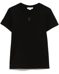 McQueen - Skull Cotton T-Shirt - Lyst