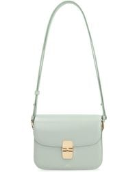 A.P.C. - Grace Small Leather Crossbody Bag - Lyst