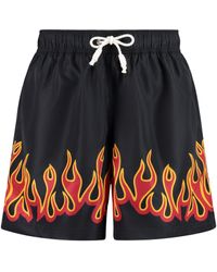 Palm Angels - Printed Swim Shorts - Lyst