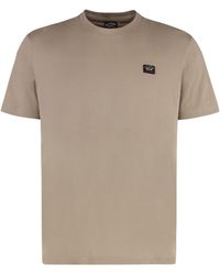 Paul & Shark - Cotton Crew-Neck T-Shirt - Lyst