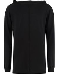 Rick Owens - Geo Oversize Cotton Hoodie Sweater - Lyst