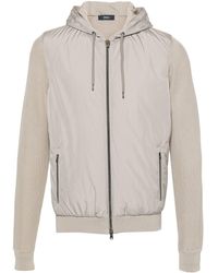 Herno - Nylon And Cotton Blouson Jacket - Lyst