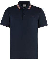 Burberry - Cotton Polo Shirt - Lyst
