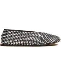 KHAITE - The Marcy Ballet Flats With Rhinestones - Lyst