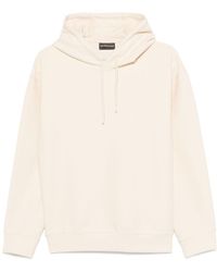 Emporio Armani - Allover Logo Hoodie - Lyst