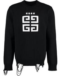Givenchy - Cotton Crew-Neck Sweater - Lyst