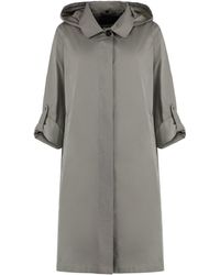 Moorer - Isadora Techno Fabric Trench Coat - Lyst