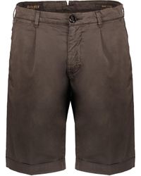 Moorer - Cotton Bermuda Shorts - Lyst