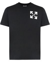 Off-White c/o Virgil Abloh - Cotton Crew-Neck T-Shirt - Lyst