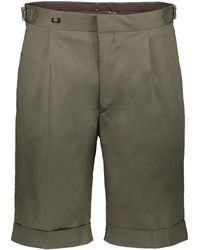 Moorer - Cotton Bermuda Shorts - Lyst