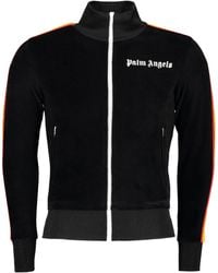 Palm Angels - Chenille Full-Zip Sweatshirt - Lyst