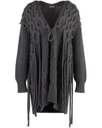 Malo - Cable Knit Cardigan - Lyst