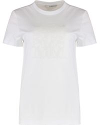 Max Mara - Giovane Cotton Crew-Neck T-Shirt - Lyst