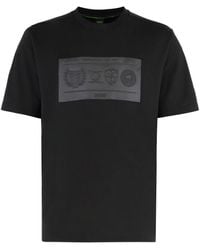 BOSS - Cotton Crew-Neck T-Shirt - Lyst