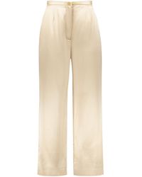 KHAITE - Pheadra Wide Leg Trousers - Lyst