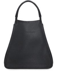 Longchamp - Mini Grainy Leather Handbag - Lyst