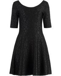 Versace - Jacquard Knit Mini-Dress - Lyst