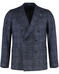 Tagliatore - Prince-Of-Wales Wool Jacket - Lyst