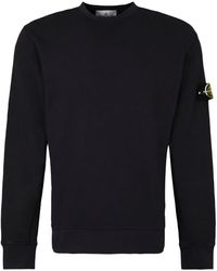 Stone Island - Cotton Crew-Neck Sweatshirt - Lyst