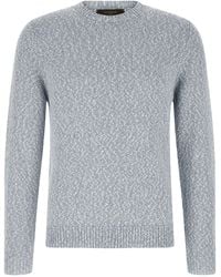 Zanone - Two-Tone Yarn Sweater - Lyst