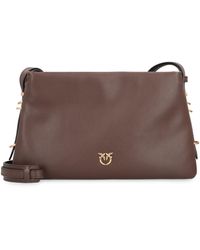 Pinko - One, Two, Three Leather Crossbody Bag - Lyst