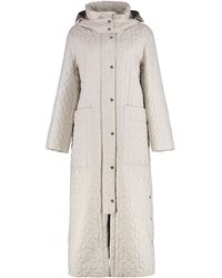 Moorer - Domizia Quilted Long Down Jacket - Lyst