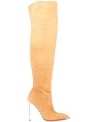 Bally - Stretch Suede Over The Knee Boots - Lyst