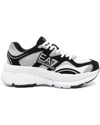 EA7 - Logo Sneakers - Lyst