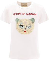 Valentino - T-Shirts And Polos Ivory - Lyst