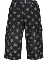Dolce & Gabbana - Cotton Cargo Bermuda Shorts - Lyst