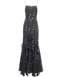 Off-White c/o Virgil Abloh - Printed Silk Dress - Lyst