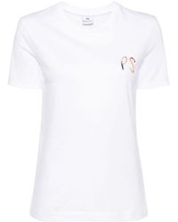Paul Smith - Ps Swirl Logo T-Shirt - Lyst
